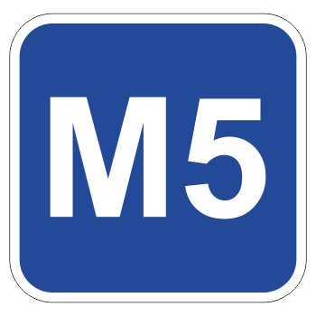 Дорожный знак 6.14.1 «Номер маршрута» (квадратный) (металл 0,8 мм, II типоразмер: сторона 350 мм, С/О пленка: тип В алмазная)